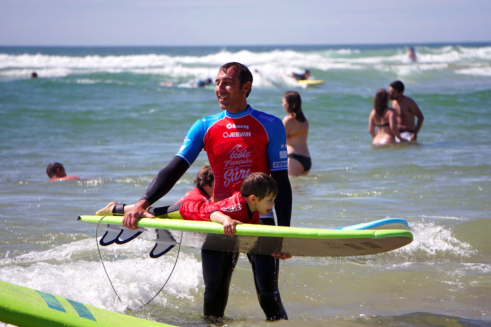 Cours de Surf pour enfants de 5 à 7 ans - Seignosse