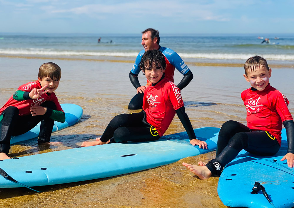 Cours de Surf pour enfants de 5 à 7 ans - Seignosse