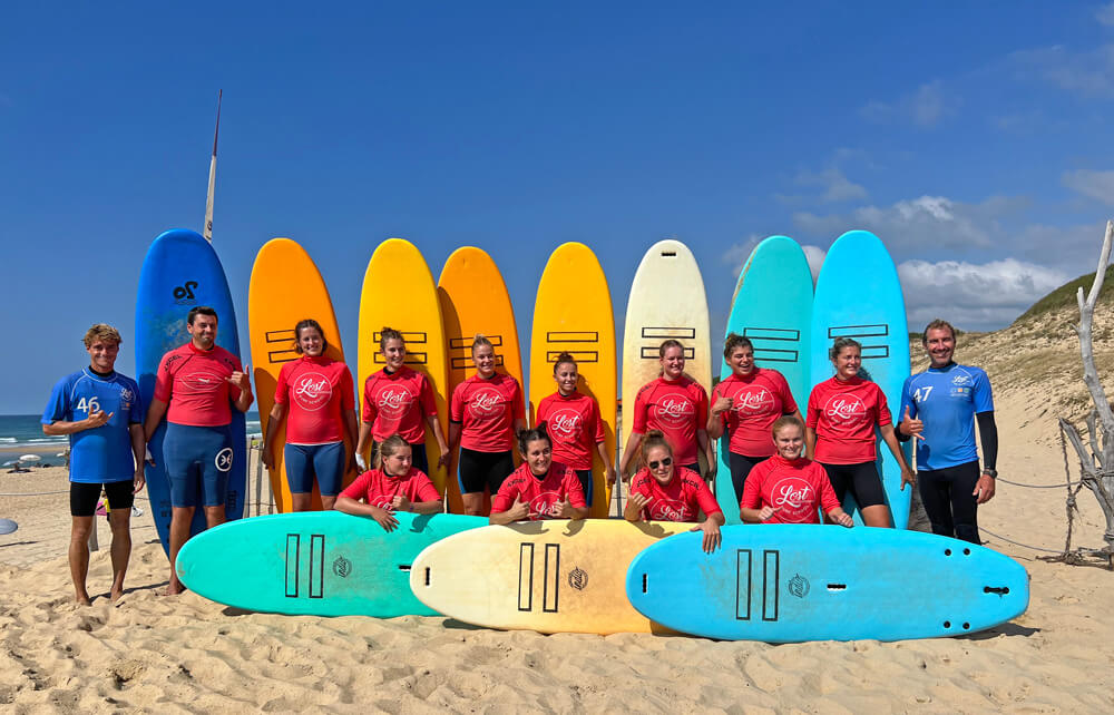 Stage de Surf pour adolescents et Adultes - Seignosse